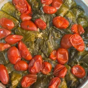 עלי גפן במילוי אורז עגול